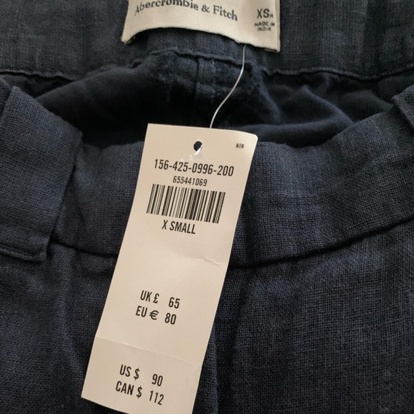 NWT Aercrombie and Fitch wide leg cargo pants, XS - Picture 8 of 11